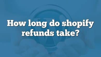 How long do shopify refunds take?