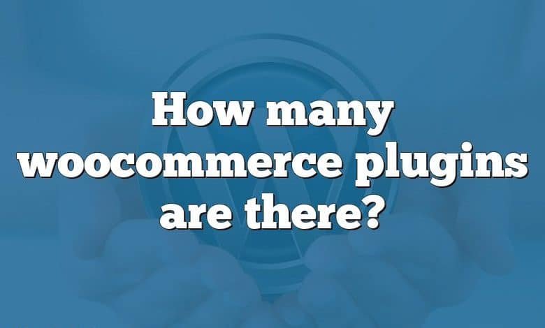 How many woocommerce plugins are there?