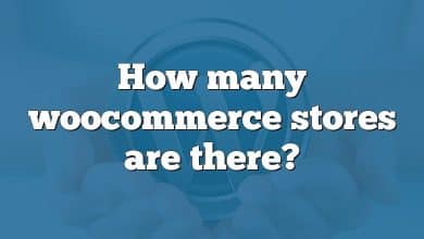 How many woocommerce stores are there?