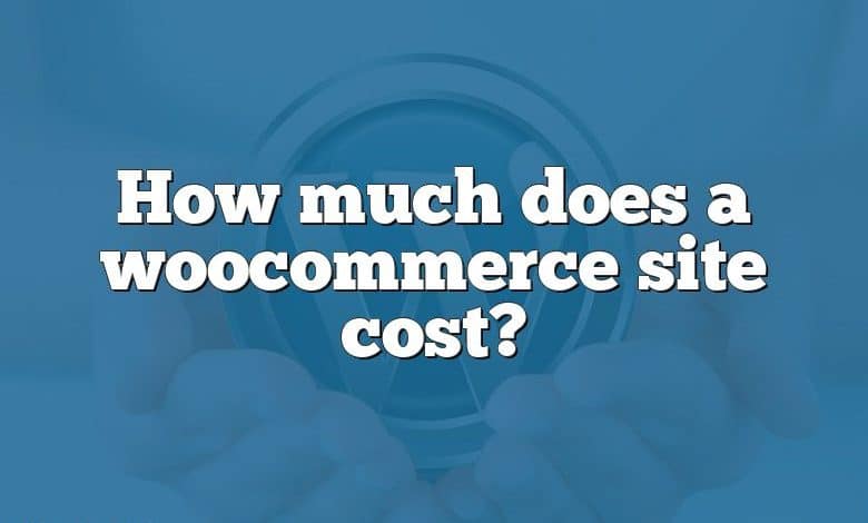 How much does a woocommerce site cost?