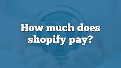 How much does shopify pay?