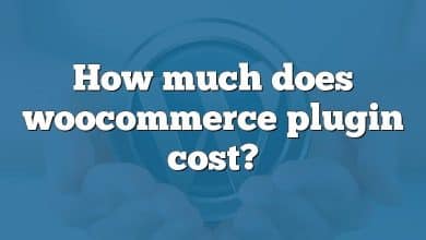 How much does woocommerce plugin cost?