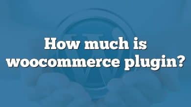 How much is woocommerce plugin?