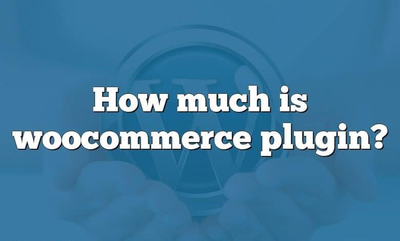 How much is woocommerce plugin?