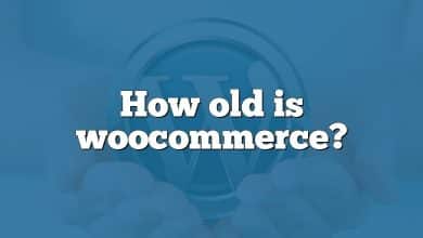 How old is woocommerce?