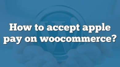 How to accept apple pay on woocommerce?