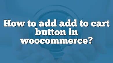 How to add add to cart button in woocommerce?