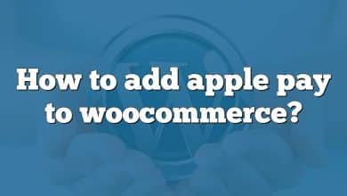 How to add apple pay to woocommerce?