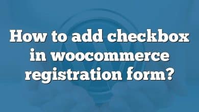 How to add checkbox in woocommerce registration form?