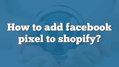 How to add facebook pixel to shopify?