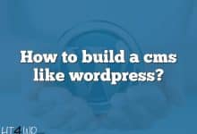 How to build a cms like wordpress?