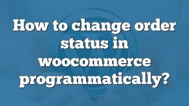 How to change order status in woocommerce programmatically?