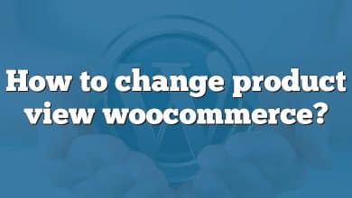 How to change product view woocommerce?