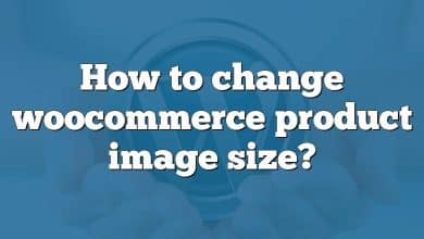 How to change woocommerce product image size?