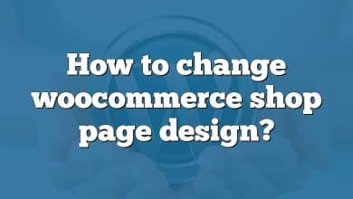 How to change woocommerce shop page design?
