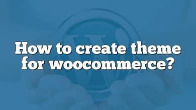 How to create theme for woocommerce?
