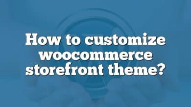 How to customize woocommerce storefront theme?