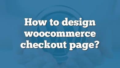 How to design woocommerce checkout page?