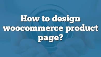 How to design woocommerce product page?