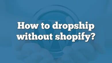 How to dropship without shopify?