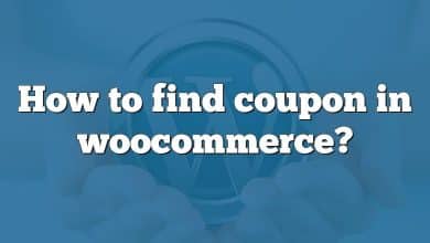 How to find coupon in woocommerce?