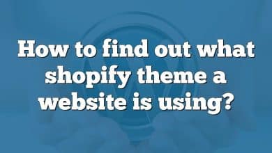 How to find out what shopify theme a website is using?