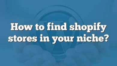 How to find shopify stores in your niche?