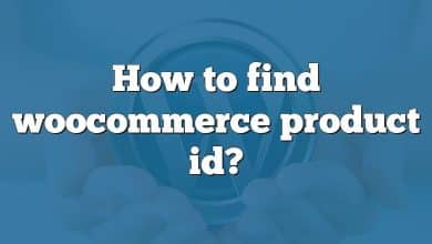 How to find woocommerce product id?