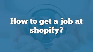 How to get a job at shopify?