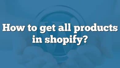 How to get all products in shopify?