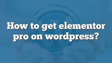 How to get elementor pro on wordpress?