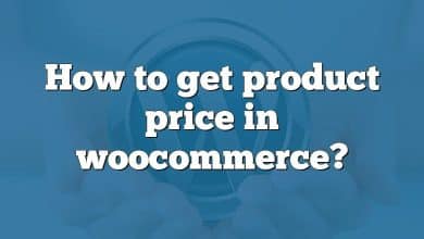 How to get product price in woocommerce?