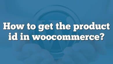 How to get the product id in woocommerce?