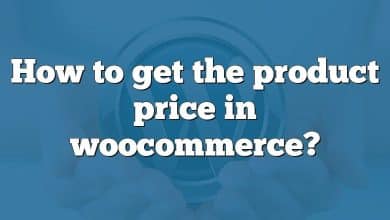 How to get the product price in woocommerce?