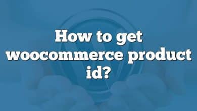 How to get woocommerce product id?