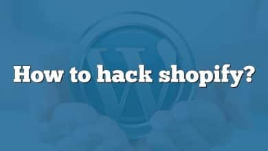 How to hack shopify?