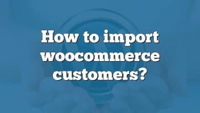 How to import woocommerce customers?