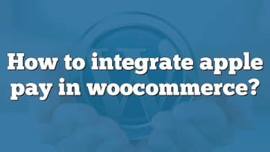 How to integrate apple pay in woocommerce?
