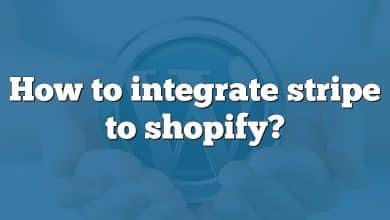 How to integrate stripe to shopify?