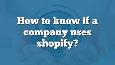 How to know if a company uses shopify?