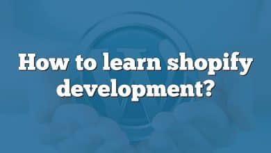 How to learn shopify development?