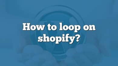 How to loop on shopify?