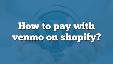 How to pay with venmo on shopify?