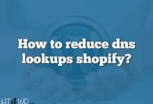 How to reduce dns lookups shopify?