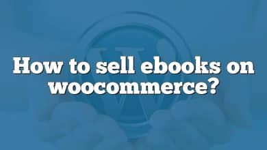 How to sell ebooks on woocommerce?