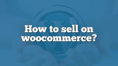 How to sell on woocommerce?