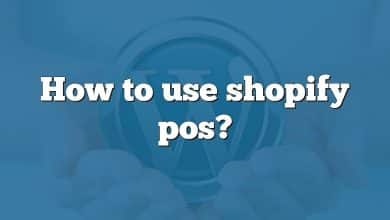 How to use shopify pos?