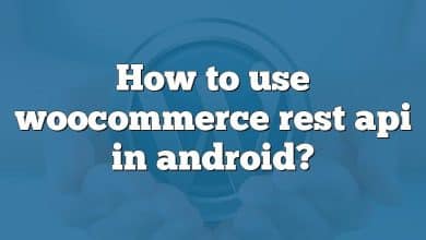 How to use woocommerce rest api in android?