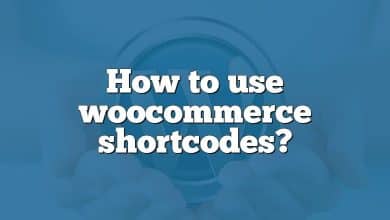 How to use woocommerce shortcodes?