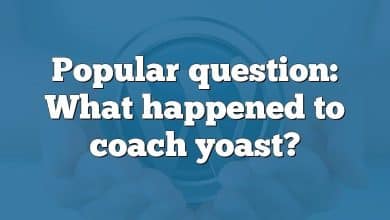 Popular question: What happened to coach yoast?